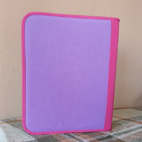 Vintage 2002 Pink and purple Powerpuff Girls binder trapper keeper - Picture 8 of 8